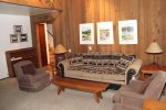 Mammoth Lakes Vacation Rental Sunshine Village 138 - Cozy Living Room 